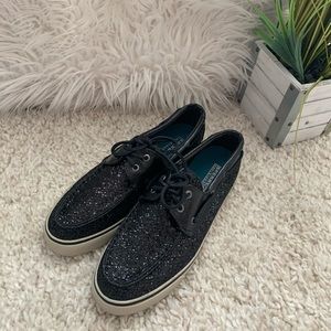 Sperry Topsider Glitter Loafer - Black